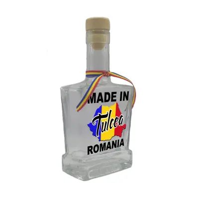 Made in tulcea romania, sticla cu mesaj plata, 500 ml, model divgs179 06 29